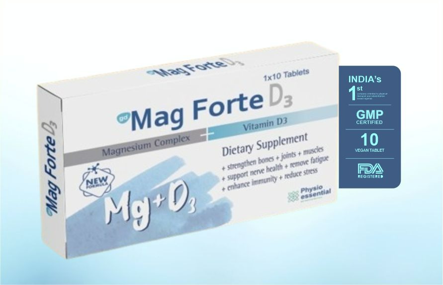 Mag Forte D3 · Magnesium + Vitamin D3